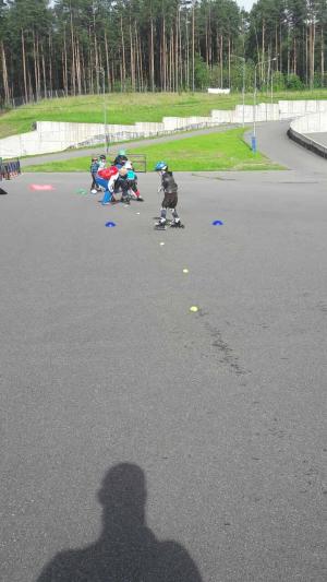 Один день из летних занятий нашего горнолыжного клуба