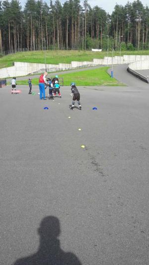 Один день из летних занятий нашего горнолыжного клуба